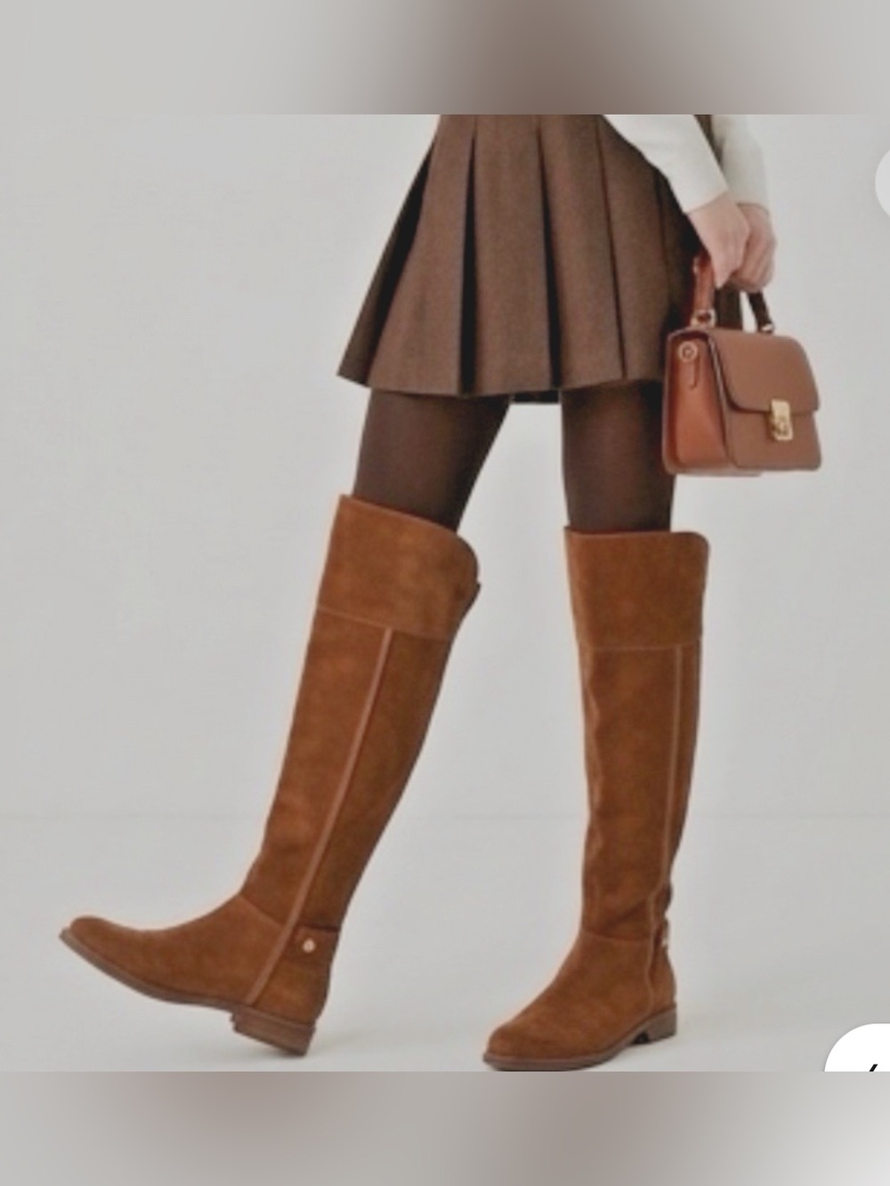 Franco Sarto Caydee Suede Wide Calf Boots